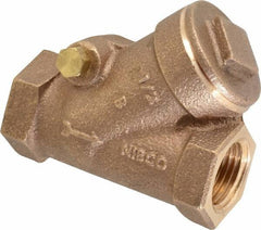 NIBCO - 1/2" Bronze Check Valve - Y-Pattern, FNPT x FNPT, 600 WOG - Best Tool & Supply