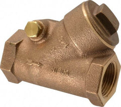 NIBCO - 3/4" Bronze Check Valve - Y-Pattern, FNPT x FNPT, 600 WOG - Best Tool & Supply