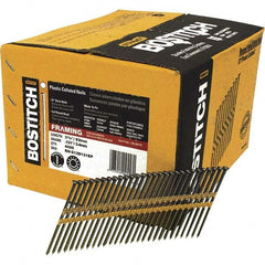 Stanley Bostitch - 11 Gauge 0.131" Shank Diam 3-1/4" Long Framing Nails for Power Nailers - Exact Industrial Supply