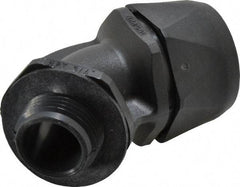 Murrplastik - 3/4" Trade, Nylon Compression Angled Liquidtight Conduit Connector - Noninsulated - Best Tool & Supply