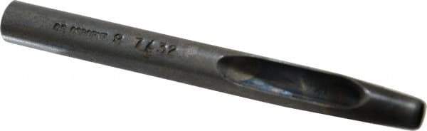 Made in USA - 7/32" Hollow Punch - 4" OAL, Steel - Best Tool & Supply