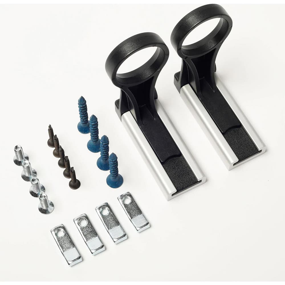 Barrier Parts & Accessories; Accessory Type: Dual Line Wall Mount; Color: Silver; Black; Height (Inch): 1; Base Material: Wood; Plastic; Steel; Mount Type: Wall Mount; Length (Inch): 1; Width (Inch): 1; Finish/Coating: Wood; Plastic; Steel; For Use With: