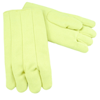 14" High Temperature Fiberglass Gloves - Wool Lined - Yellow - Best Tool & Supply