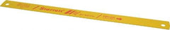 Starrett - 14" Long, 10 Teeth per Inch, Bi-Metal Power Hacksaw Blade - Toothed Edge, 1-1/8" Wide x 0.05" Thick - Best Tool & Supply