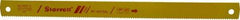 Starrett - 18" Long, 6 Teeth per Inch, Bi-Metal Power Hacksaw Blade - Toothed Edge, 1-3/8" Wide x 0.062" Thick - Best Tool & Supply