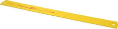 Starrett - 21" Long, 4 Teeth per Inch, Bi-Metal Power Hacksaw Blade - Toothed Edge, 1-7/8" Wide x 0.088" Thick - Best Tool & Supply