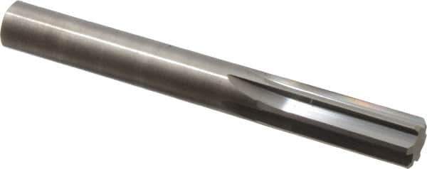 Hertel - 15/32" Solid Carbide 6 Flute Chucking Reamer - Straight Flute, 15/32" Straight Shank, 1-3/8" Flute Length, 4" OAL - Best Tool & Supply