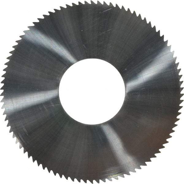 Made in USA - 1-3/4" Diam x 0.02" Blade Thickness x 5/8" Arbor Hole Diam, 90 Tooth Slitting and Slotting Saw - Arbor Connection, Solid Carbide, Concave Ground - Best Tool & Supply