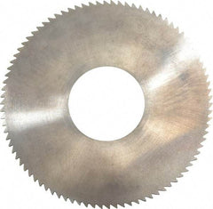 Made in USA - 1-3/4" Diam x 0.032" Blade Thickness x 5/8" Arbor Hole Diam, 90 Tooth Slitting and Slotting Saw - Arbor Connection, Solid Carbide, Concave Ground - Best Tool & Supply