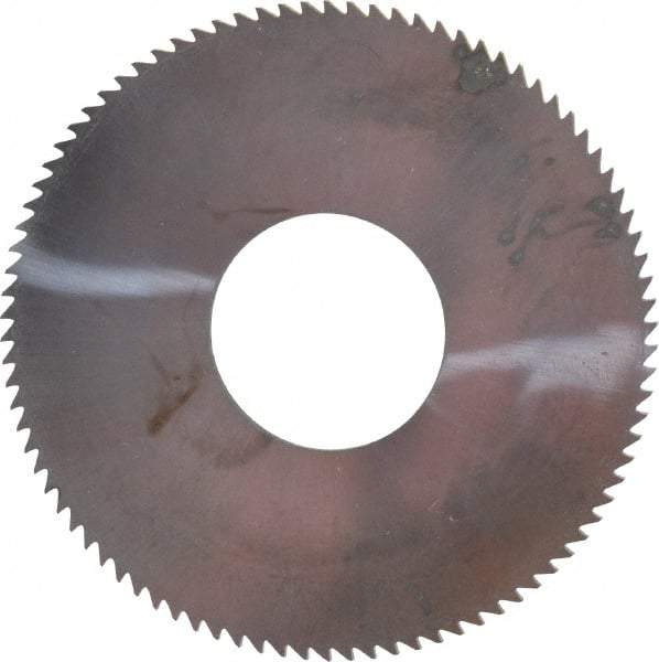 Made in USA - 1-3/4" Diam x 0.045" Blade Thickness x 5/8" Arbor Hole Diam, 90 Tooth Slitting and Slotting Saw - Arbor Connection, Solid Carbide, Concave Ground - Best Tool & Supply