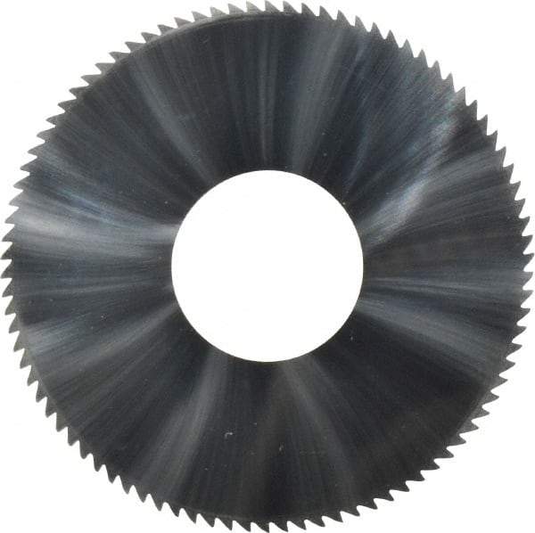 Made in USA - 1-3/4" Diam x 0.051" Blade Thickness x 5/8" Arbor Hole Diam, 90 Tooth Slitting and Slotting Saw - Arbor Connection, Solid Carbide, Concave Ground - Best Tool & Supply