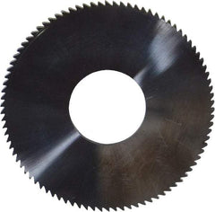 Made in USA - 1-3/4" Diam x 0.064" Blade Thickness x 5/8" Arbor Hole Diam, 90 Tooth Slitting and Slotting Saw - Arbor Connection, Solid Carbide, Concave Ground - Best Tool & Supply