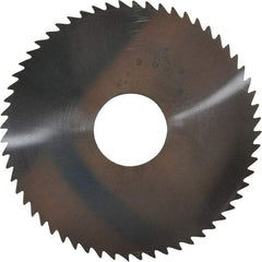 Made in USA - 2-1/4" Diam x 0.04" Blade Thickness x 5/8" Arbor Hole Diam, 60 Tooth Slitting and Slotting Saw - Arbor Connection, Solid Carbide, Concave Ground - Best Tool & Supply