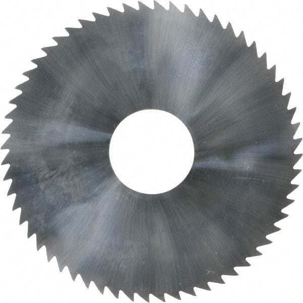 Made in USA - 2-1/4" Diam x 0.072" Blade Thickness x 5/8" Arbor Hole Diam, 60 Tooth Slitting and Slotting Saw - Arbor Connection, Solid Carbide, Concave Ground - Best Tool & Supply