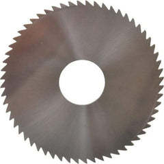 Made in USA - 2-1/4" Diam x 0.091" Blade Thickness x 5/8" Arbor Hole Diam, 60 Tooth Slitting and Slotting Saw - Arbor Connection, Solid Carbide, Concave Ground - Best Tool & Supply