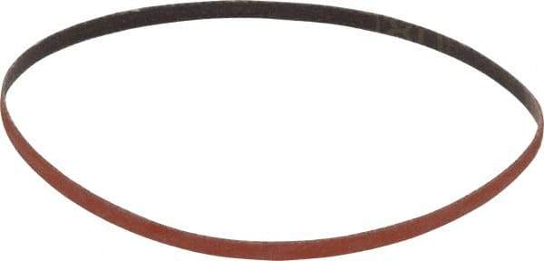 3M - 1/4" Wide x 18" OAL, 80 Grit, Ceramic Abrasive Belt - Ceramic, Medium, Coated, YF Weighted Cloth Backing, Wet/Dry, Series 777F - Best Tool & Supply