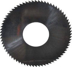 Made in USA - 2-3/4" Diam x 0.016" Blade Thickness x 1" Arbor Hole Diam, 72 Tooth Slitting and Slotting Saw - Arbor Connection, Solid Carbide, Concave Ground - Best Tool & Supply