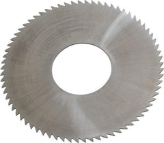 Made in USA - 2-3/4" Diam x 0.032" Blade Thickness x 1" Arbor Hole Diam, 72 Tooth Slitting and Slotting Saw - Arbor Connection, Solid Carbide, Concave Ground - Best Tool & Supply