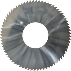 Made in USA - 2-3/4" Diam x 0.036" Blade Thickness x 1" Arbor Hole Diam, 72 Tooth Slitting and Slotting Saw - Arbor Connection, Solid Carbide, Concave Ground - Best Tool & Supply