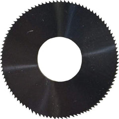 Made in USA - 1" Diam x 1/8" Thick, 3/8" Arbor Hole Diam, 98 Teeth, Solid Carbide Jeweler's Saw - Uncoated - Best Tool & Supply