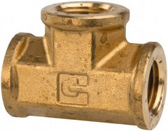 Parker - Hose I.D. x MNPTF End Connection Brass Truck Valve - 3.73" OAL, 3/4 x 3/8" Pipe - Best Tool & Supply