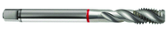 M14x1.5 6H 3-Flute Cobalt Red Ring Semi-Bottoming 40 degree Spiral Flute Tap-Bright - Best Tool & Supply