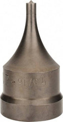 Cleveland Steel Tool - 5/8 Inch Diameter Round Ironworker Die - 2-1/8 Inch Head Diameter, 1 Inch Head Height - Best Tool & Supply