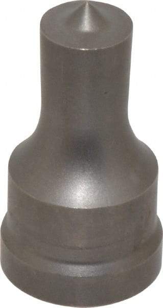 Cleveland Steel Tool - 5/8 Inch Diameter Round Ironworker Punch - 1-1/32 Inch Body Diameter, 1-5/32 Inch Head Diameter, 1-15/16 Inch Overall Length - Best Tool & Supply