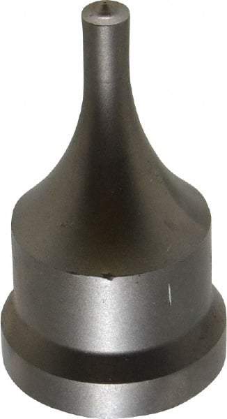 Cleveland Steel Tool - 1/4 Inch Diameter Round Ironworker Punch - 1-1/16 Inch Body Diameter, 1-7/32 Inch Head Diameter, 2-1/8 Inch Overall Length - Best Tool & Supply