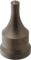 Cleveland Steel Tool - 11/32 Inch Diameter Round Ironworker Punch - 1-1/16 Inch Body Diameter, 1-7/32 Inch Head Diameter, 2-1/8 Inch Overall Length - Best Tool & Supply