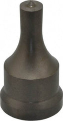 Cleveland Steel Tool - 7/16 Inch Diameter Round Ironworker Punch - 1-1/16 Inch Body Diameter, 1-7/32 Inch Head Diameter, 2-1/8 Inch Overall Length - Best Tool & Supply