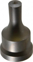 Cleveland Steel Tool - 15/32 Inch Diameter Round Ironworker Punch - 1-1/16 Inch Body Diameter, 1-7/32 Inch Head Diameter, 2-1/8 Inch Overall Length - Best Tool & Supply