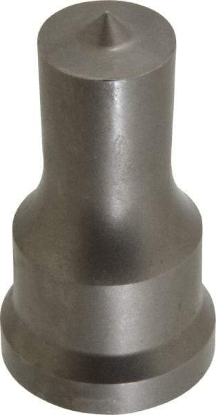 Cleveland Steel Tool - 3/4 Inch Diameter Round Ironworker Punch - 1-1/16 Inch Body Diameter, 1-7/32 Inch Head Diameter, 2-1/8 Inch Overall Length - Best Tool & Supply