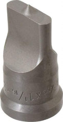 Cleveland Steel Tool - 5/16 Inch Wide Oblong Ironworker Punch - 1-1/16 Inch Body Diameter, 1-7/32 Inch Head Diameter, 2-1/8 Inch Overall Length - Best Tool & Supply