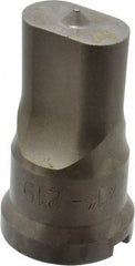 Cleveland Steel Tool - 9/16 Inch Wide Oblong Ironworker Punch - 1-1/16 Inch Body Diameter, 1-7/32 Inch Head Diameter, 2-1/8 Inch Overall Length - Best Tool & Supply