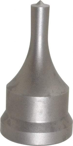 Cleveland Steel Tool - 5/16 Inch Diameter Round Ironworker Punch - 1-1/16 Inch Body Diameter, 1.24 Inch Head Diameter, 2-3/16 Inch Overall Length - Best Tool & Supply