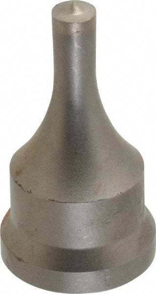 Cleveland Steel Tool - 11/32 Inch Diameter Round Ironworker Punch - 1-1/16 Inch Body Diameter, 1.24 Inch Head Diameter, 2-3/16 Inch Overall Length - Best Tool & Supply