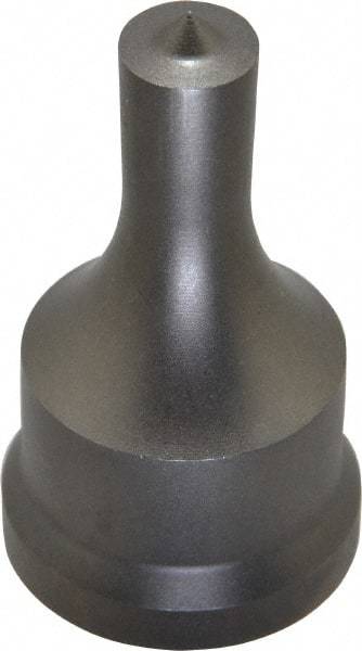 Cleveland Steel Tool - 1/2 Inch Diameter Round Ironworker Punch - 1-7/32 Inch Body Diameter, 1-3/8 Inch Head Diameter, 2-3/8 Inch Overall Length - Best Tool & Supply