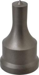 Cleveland Steel Tool - 17/32 Inch Diameter Round Ironworker Punch - 1-7/32 Inch Body Diameter, 1-3/8 Inch Head Diameter, 2-3/8 Inch Overall Length - Best Tool & Supply