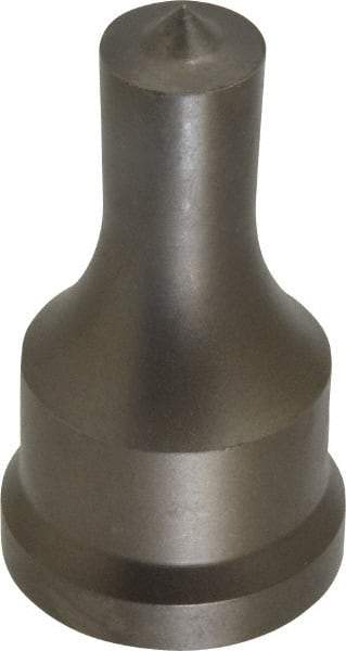 Cleveland Steel Tool - 5/8 Inch Diameter Round Ironworker Punch - 1-7/32 Inch Body Diameter, 1-3/8 Inch Head Diameter, 2-3/8 Inch Overall Length - Best Tool & Supply