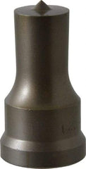 Cleveland Steel Tool - 7/8 Inch Diameter Round Ironworker Punch - 1-7/32 Inch Body Diameter, 1-3/8 Inch Head Diameter, 2-3/8 Inch Overall Length - Best Tool & Supply