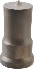 Cleveland Steel Tool - 1-1/8 Inch Diameter Round Ironworker Punch - 1-7/32 Inch Body Diameter, 1-3/8 Inch Head Diameter, 2-3/8 Inch Overall Length - Best Tool & Supply