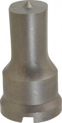 Cleveland Steel Tool - 13/16 Inch Wide Oblong Ironworker Punch - 1-7/32 Inch Body Diameter, 1-3/8 Inch Head Diameter, 2-3/8 Inch Overall Length - Best Tool & Supply