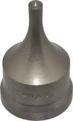 Cleveland Steel Tool - 5/16 Inch Diameter Round Ironworker Punch - 1-17/32 Inch Body Diameter, 1-11/16 Inch Head Diameter, 2-11/16 Inch Overall Length - Best Tool & Supply