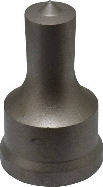 Cleveland Steel Tool - 13/16 Inch Diameter Round Ironworker Punch - 1-17/32 Inch Body Diameter, 1-11/16 Inch Head Diameter, 2-11/16 Inch Overall Length - Best Tool & Supply