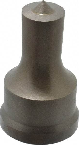 Cleveland Steel Tool - 7/8 Inch Diameter Round Ironworker Punch - 1-17/32 Inch Body Diameter, 1-11/16 Inch Head Diameter, 2-11/16 Inch Overall Length - Best Tool & Supply