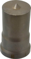 Cleveland Steel Tool - 1-1/2 Inch Diameter Round Ironworker Punch - 1-17/32 Inch Body Diameter, 1-11/16 Inch Head Diameter, 2-11/16 Inch Overall Length - Best Tool & Supply