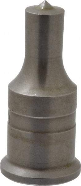 Cleveland Steel Tool - 9/16 Inch Diameter Round Ironworker Punch - 1 Inch Body Diameter, 1-3/16 Inch Head Diameter, 2-7/16 Inch Overall Length - Best Tool & Supply