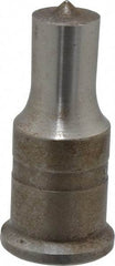 Cleveland Steel Tool - 11/16 Inch Diameter Round Ironworker Punch - 1 Inch Body Diameter, 1-3/16 Inch Head Diameter, 2-7/16 Inch Overall Length - Best Tool & Supply