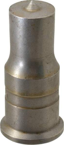 Cleveland Steel Tool - 13/16 Inch Diameter Round Ironworker Punch - 1 Inch Body Diameter, 1-3/16 Inch Head Diameter, 2-7/16 Inch Overall Length - Best Tool & Supply